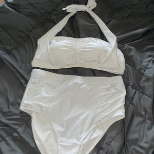 Plus size 2 piece bathing suit